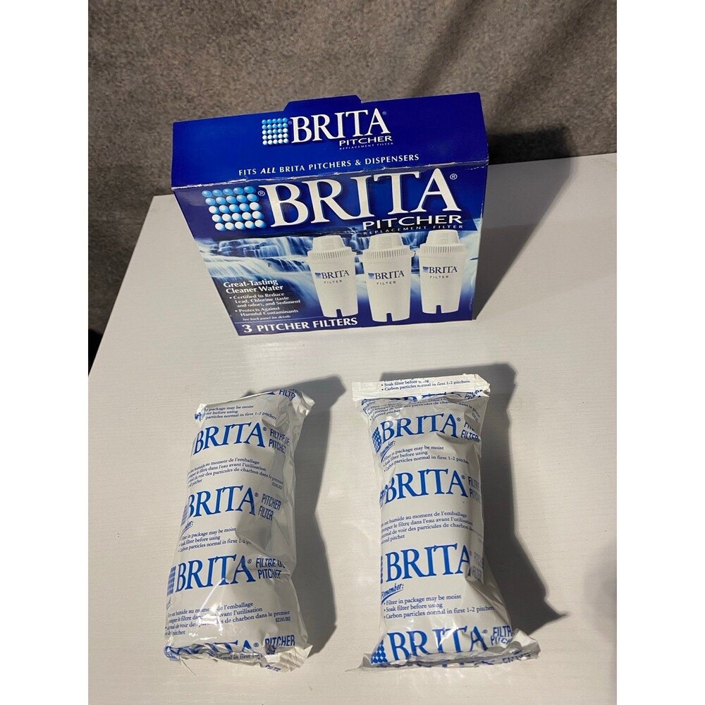Brita Standard Replacement Pitcher Filters - 2 Pack New In Sealed Wrappers